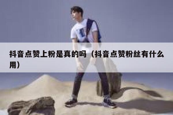 抖音点赞上粉是真的吗（抖音点赞粉丝有什么用） 第1张