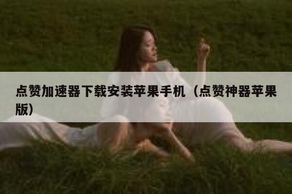 点赞加速器下载安装苹果手机（点赞神器苹果版） 第1张