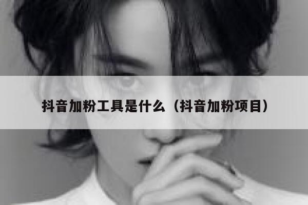抖音加粉工具是什么(抖音加粉项目) 第1张 抖音加粉工具是什么(抖音加粉项目) 第1张