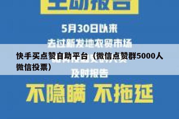 快手买点赞自助平台（微信点赞群5000人微信投票） 第1张