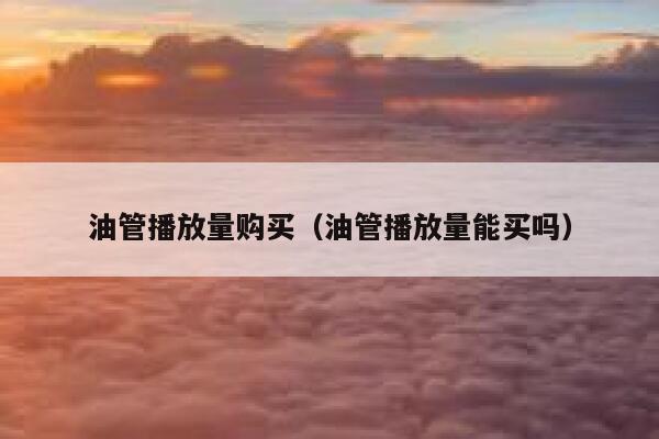 油管播放量购买（油管播放量能买吗） 第1张