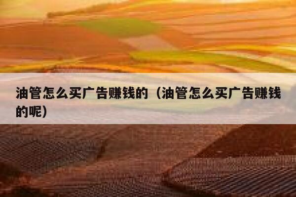 油管怎么买广告赚钱的(油管怎么买广告赚钱的呢) 第1张 油管怎么买广告赚钱的(油管怎么买广告赚钱的呢) 第1张