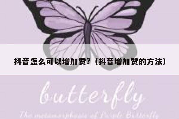 抖音怎么可以增加赞?(抖音增加赞的方法) 第1张 抖音怎么可以增加赞?(抖音增加赞的方法) 第1张
