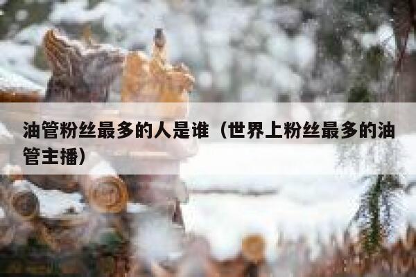 油管粉丝最多的人是谁(世界上粉丝最多的油管主播) 第1张 油管粉丝最多的人是谁(世界上粉丝最多的油管主播) 第1张