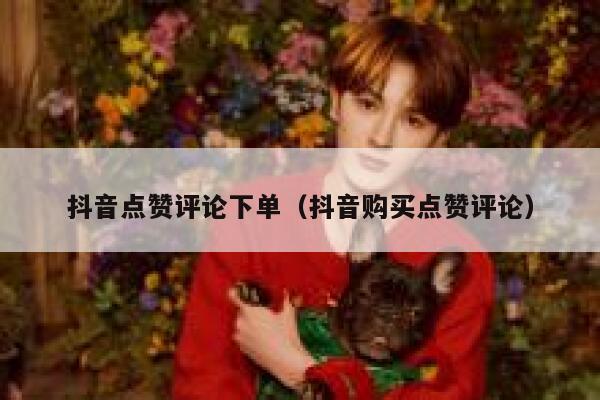 抖音点赞评论下单（抖音购买点赞评论） 第1张