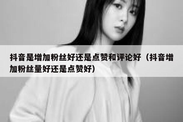 抖音是增加粉丝好还是点赞和评论好(抖音增加粉丝量好还是点赞好) 第1张 抖音是增加粉丝好还是点赞和评论好(抖音增加粉丝量好还是点赞好) 第1张