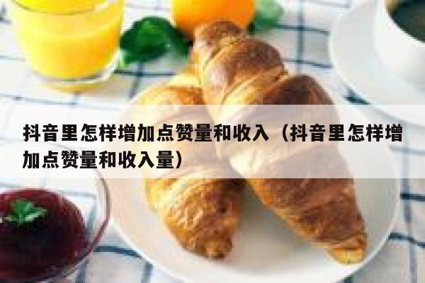 抖音里怎样增加点赞量和收入（抖音里怎样增加点赞量和收入量） 第1张