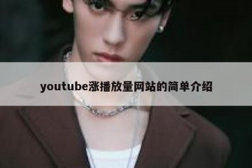 youtube涨播放量网站的简单介绍