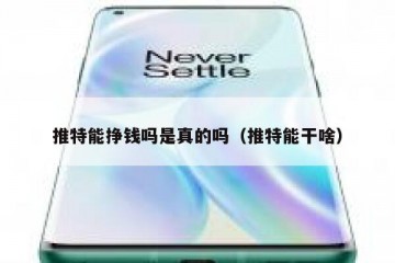 推特能挣钱吗是真的吗（推特能干啥）