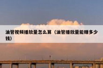 油管视频播放量怎么算（油管播放量能赚多少钱）