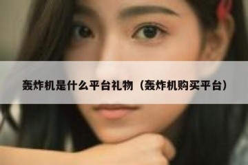 轰炸机是什么平台礼物（轰炸机购买平台）