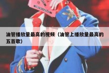 油管播放量最高的视频（油管上播放量最高的五首歌）