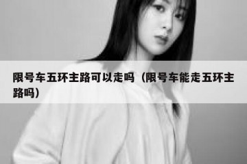 限号车五环主路可以走吗（限号车能走五环主路吗）