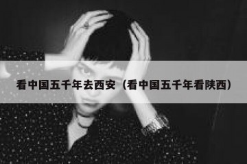 看中国五千年去西安（看中国五千年看陕西）