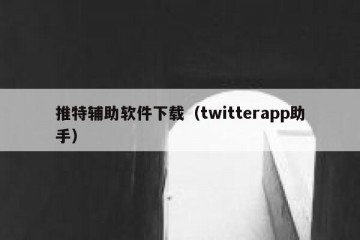 推特辅助软件下载（twitterapp助手）
