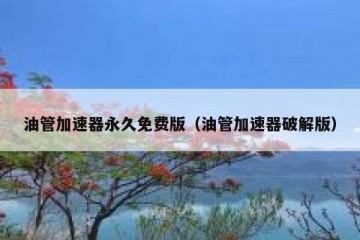 油管加速器永久免费版（油管加速器破解版）