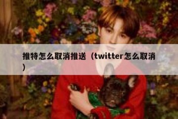 推特怎么取消推送（twitter怎么取消）