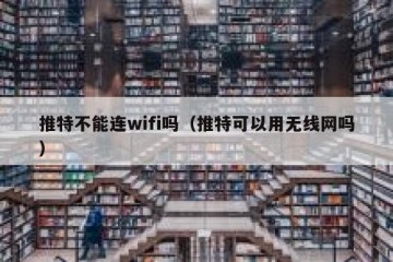 推特不能连wifi吗（推特可以用无线网吗）