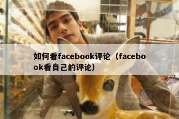 如何看facebook评论（facebook看自己的评论）