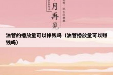 油管的播放量可以挣钱吗（油管播放量可以赚钱吗）