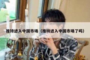 推特进入中国市场（推特进入中国市场了吗）