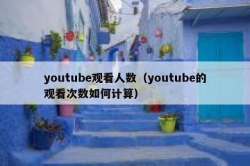 youtube观看人数（youtube的观看次数如何计算）