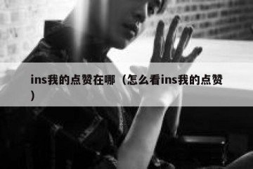 ins我的点赞在哪（怎么看ins我的点赞）
