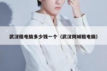 武汉租电脑多少钱一个（武汉同城租电脑）