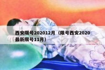 西安限号202012月（限号西安2020最新限号11月）