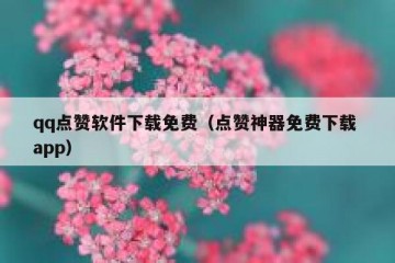 qq点赞软件下载免费（点赞神器免费下载 app）
