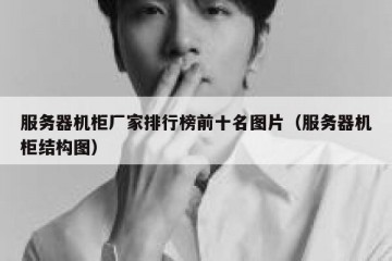 服务器机柜厂家排行榜前十名图片（服务器机柜结构图）