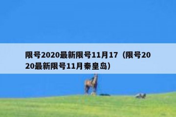 限号2020最新限号11月17（限号2020最新限号11月秦皇岛）