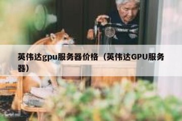 英伟达gpu服务器价格（英伟达GPU服务器）