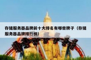 存储服务器品牌前十大排名有哪些牌子（存储服务器品牌排行榜）