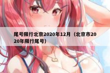 尾号限行北京2020年12月（北京市2020年限行尾号）