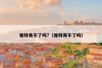 推特用不了吗?（推特用不了吗）