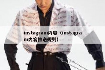 instagram内容（instagram内容推送规则）