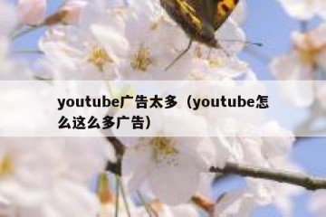 youtube广告太多（youtube怎么这么多广告）