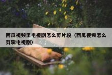 西瓜视频里电视剧怎么剪片段（西瓜视频怎么剪辑电视剧）