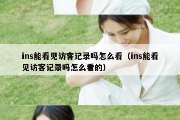 ins能看见访客记录吗怎么看（ins能看见访客记录吗怎么看的）