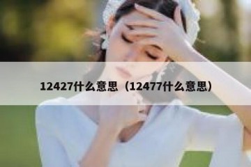 12427什么意思（12477什么意思）