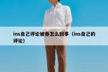 ins自己评论被吞怎么回事（ins自己的评论）