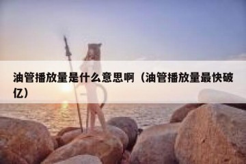 油管播放量是什么意思啊（油管播放量最快破亿）