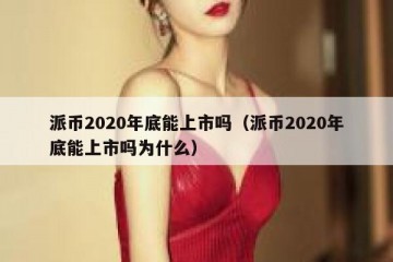 派币2020年底能上市吗（派币2020年底能上市吗为什么）