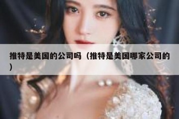 推特是美国的公司吗（推特是美国哪家公司的）