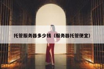 托管服务器多少钱（服务器托管便宜）