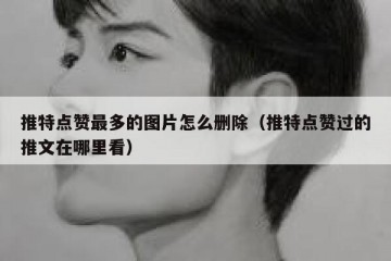 推特点赞最多的图片怎么删除（推特点赞过的推文在哪里看）