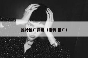 推特推广费用（推特 推广）