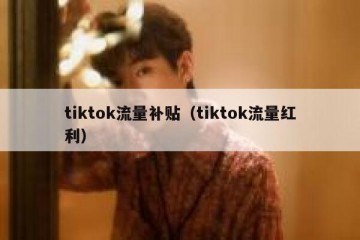 tiktok流量补贴（tiktok流量红利）