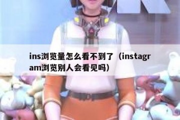 ins浏览量怎么看不到了（instagram浏览别人会看见吗）